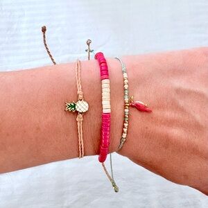 Pura Vida August 2018 “Tropical Vibes” bracelet club set
